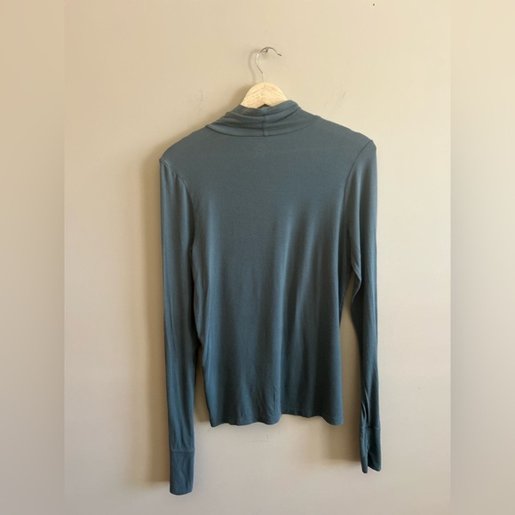 AERIE | Women's Green Long Sleeve Top, Modal, Size Small - Picture 8 of 8